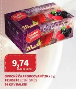 Kubík potraviny Ovocný čaj porcovaný nabídka