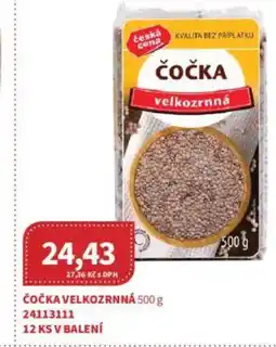 Kubík potraviny Čočka velkozrnná nabídka