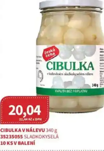 Kubík potraviny Cibulka v nálevu nabídka