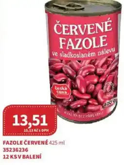 Kubík potraviny Fazole červené nabídka