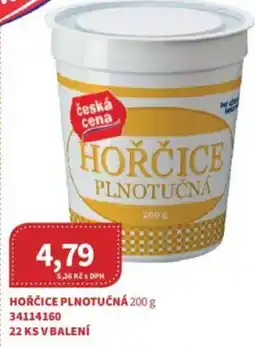 Kubík potraviny Hořčice plnotučná nabídka