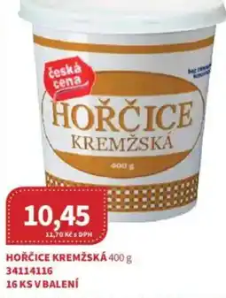 Kubík potraviny Hořčice kremžská nabídka