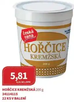 Kubík potraviny Hořčice kremžská nabídka