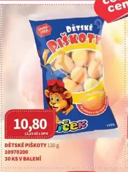 Kubík potraviny Dětské piškoty nabídka