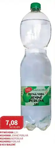 Kubík potraviny Pitná voda nabídka