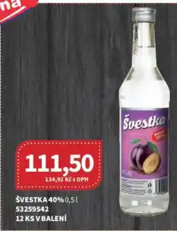 Kubík potraviny Švestka 40% nabídka