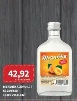 Kubík potraviny Meruňka 30% nabídka