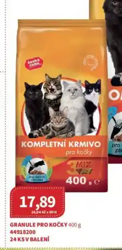 Kubík potraviny Granule pro kočky nabídka