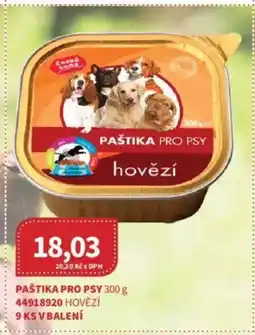 Kubík potraviny Paštika pro psy nabídka