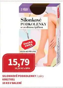 Kubík potraviny Silonkové podkolenky nabídka