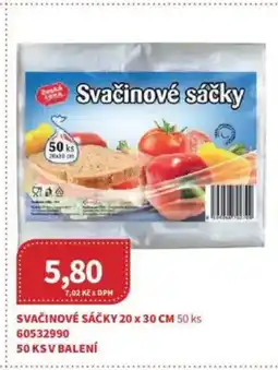 Kubík potraviny Svačinové sáčky nabídka