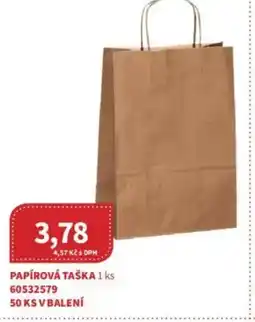 Kubík potraviny Papírová taška nabídka
