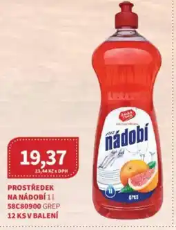Kubík potraviny Prostředek na nádobí nabídka