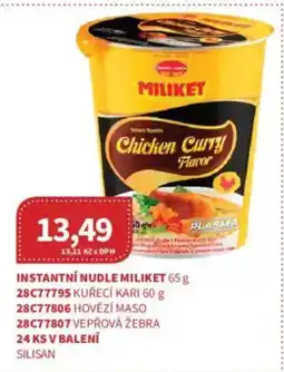 Kubík potraviny Instantní nudle Miliket nabídka