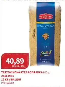 Kubík potraviny Těstovinová rýže Podravka nabídka