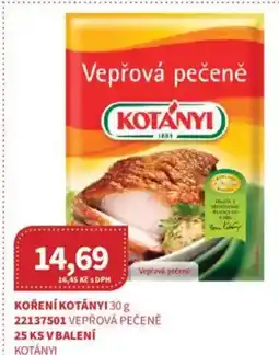 Kubík potraviny Koření Kotányi nabídka