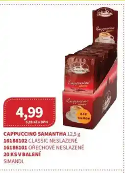 Kubík potraviny Cappuccino Samantha nabídka