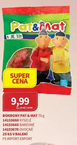 Kubík potraviny Bonbony Pat & Mat nabídka