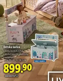 Lidl Dětská lavice nabídka