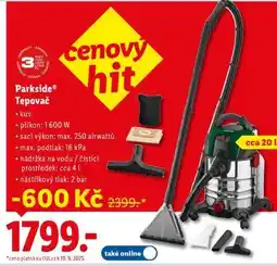 Lidl PARKSIDE Tepovač nabídka