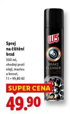 Lidl W5 Sprej na čištění brzd nabídka