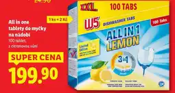 Lidl W5 All in One Tablety do myčky na nádobí nabídka