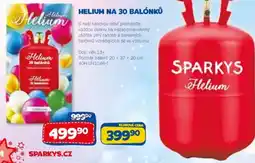 Sparkys Helium na 30 balónků nabídka