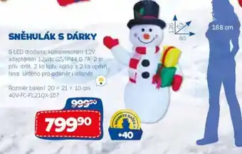 Sparkys Sněhulák s dárky nabídka