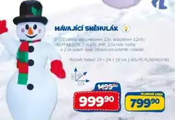 Sparkys Mávající sněhulák nabídka