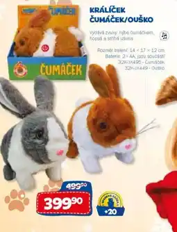 Sparkys Kralicek Čumáček/ouško nabídka