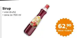 Můjobchod Sirup nabídka