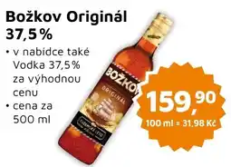 Můjobchod Božkov Originál 37,5% nabídka