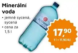 Můjobchod Minerální voda nabídka