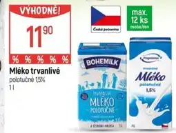 Globus Mléko trvanlivé polotučné 1,5% nabídka