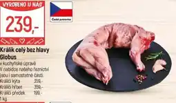 Globus Králík celý bez hlavy Globus nabídka