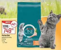 Globus Purina One granule pro kočky 2 druhy nabídka
