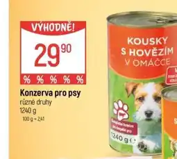 Globus Konzerva pro psy různé druhy nabídka