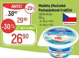 Globus MADETA Jihočeské Pomazánkové tradiční nabídka