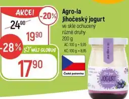 Globus Agro-la Jihočeský jogurt nabídka
