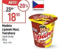 Globus MADETA Lipánek Maxi, Tvarohový nabídka