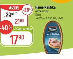 Globus Hamé Paštika nabídka