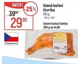 Globus Uzená kuřecí čtvrtka nabídka