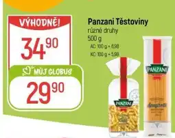 Globus PANZANI Těstoviny nabídka