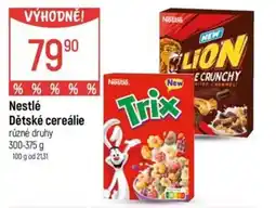 Globus Nestlé Dětské cereálie nabídka