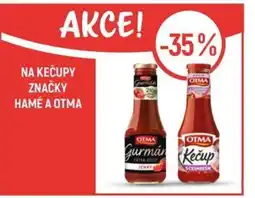 Globus Na kečupy značky hamé a Otma nabídka