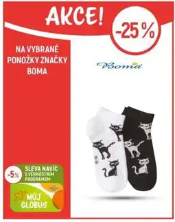 Globus Na vybrané ponožky značky Boma nabídka