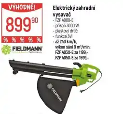 Globus FIELDMANN Elektrický zahradní vysavač nabídka