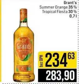 Jip Grant's Summer Orange 35% / Tropical Fiesta 30% 0,7 l nabídka