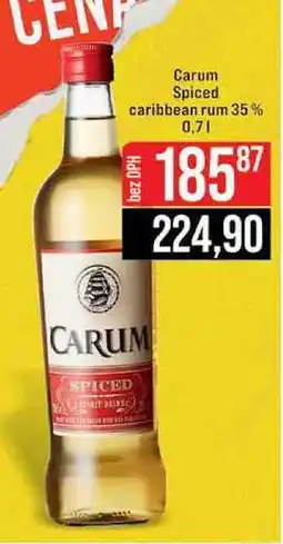Jip Carum Spiced caribbean rum 35% 0,7 l nabídka