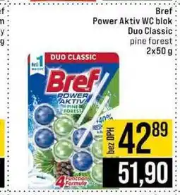 Jip Bref Power Aktiv WC blok Duo Classic pine forest 2 x 50 g nabídka